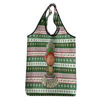 No Coffee No Workee Christmas Design Grocery Bag Xmas Holiday Patterns - Wonder Print Shop