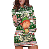 No Coffee No Workee Christmas Design Hoodie Dress Xmas Holiday Patterns - Wonder Print Shop