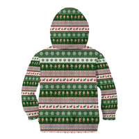 No Coffee No Workee Christmas Design Kid Hoodie Xmas Holiday Patterns - Wonder Print Shop