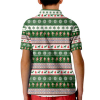 No Coffee No Workee Christmas Design Kid Polo Shirt Xmas Holiday Patterns - Wonder Print Shop