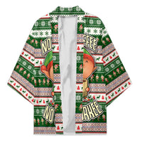 No Coffee No Workee Christmas Design Kimono Xmas Holiday Patterns - Wonder Print Shop