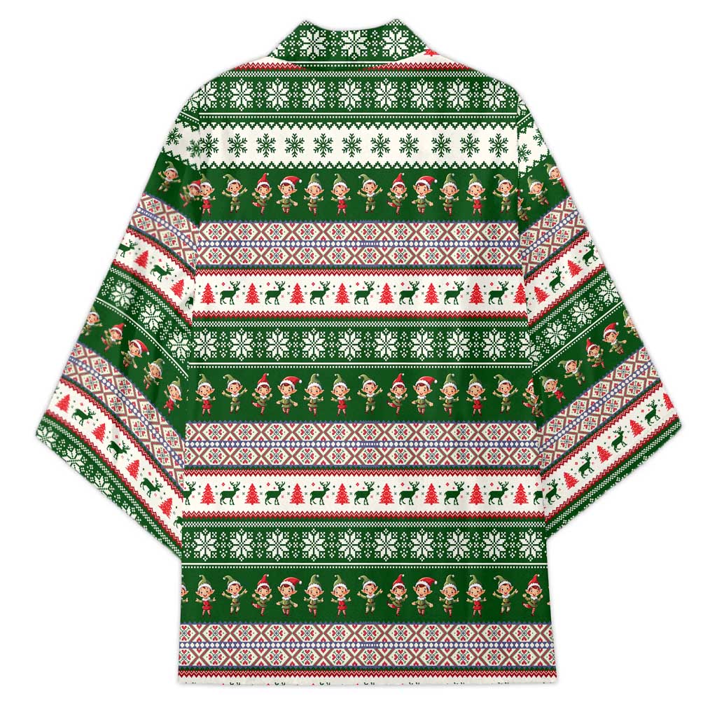 No Coffee No Workee Christmas Design Kimono Xmas Holiday Patterns - Wonder Print Shop