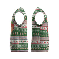 No Coffee No Workee Christmas Design Christmas Knitted V-Neck Vest Xmas Holiday Patterns - Wonder Print Shop