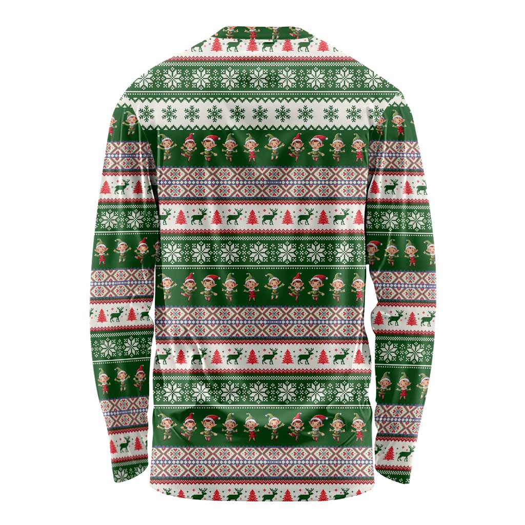 No Coffee No Workee Christmas Design Long Sleeve Shirt Xmas Holiday Patterns - Wonder Print Shop