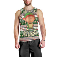 No Coffee No Workee Christmas Design Men Tank Top Xmas Holiday Patterns - Wonder Print Shop