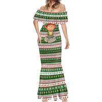 No Coffee No Workee Christmas Design Mermaid Dress Xmas Holiday Patterns - Wonder Print Shop