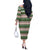 No Coffee No Workee Christmas Design Off The Shoulder Long Sleeve Dress Xmas Holiday Patterns - Wonder Print Shop