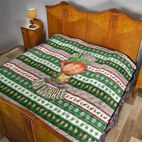 No Coffee No Workee Christmas Design Quilt Xmas Holiday Patterns - Wonder Print Shop