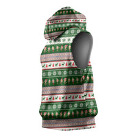 No Coffee No Workee Christmas Design Sleeveless Hoodie Xmas Holiday Patterns - Wonder Print Shop