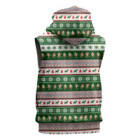 No Coffee No Workee Christmas Design Sleeveless Zip Hoodie Xmas Holiday Patterns - Wonder Print Shop