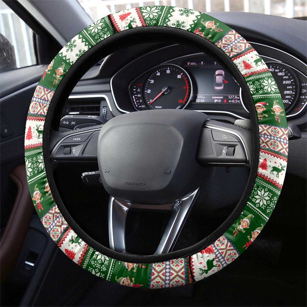 No Coffee No Workee Christmas Design Steering Wheel Cover Xmas Holiday Patterns - Wonder Print Shop