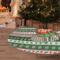 No Coffee No Workee Christmas Design Tree Skirt Xmas Holiday Patterns - Wonder Print Shop