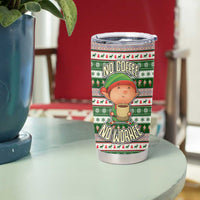 No Coffee No Workee Christmas Design Tumbler Cup Xmas Holiday Patterns - Wonder Print Shop