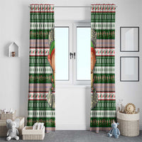 No Coffee No Workee Christmas Design Window Curtain Xmas Holiday Patterns - Wonder Print Shop