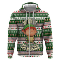 No Coffee No Workee Christmas Design Zip Hoodie Xmas Holiday Patterns - Wonder Print Shop