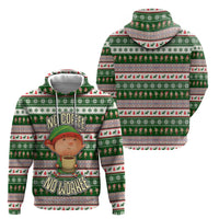 No Coffee No Workee Christmas Design Zip Hoodie Xmas Holiday Patterns - Wonder Print Shop