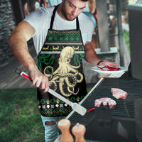 Octopus Cool Christmas Design Apron Xmas Holiday Patterns - Wonder Print Shop