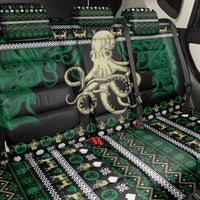 Octopus Cool Christmas Design Back Car Seat Cover Xmas Holiday Patterns - Wonder Print Shop