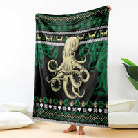 Octopus Cool Christmas Design Blanket Xmas Holiday Patterns - Wonder Print Shop