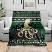 Octopus Cool Christmas Design Blanket Xmas Holiday Patterns - Wonder Print Shop