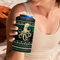 Octopus Cool Christmas Design 4 in 1 Can Cooler Tumbler Xmas Holiday Patterns - Wonder Print Shop