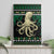 Octopus Cool Christmas Design Canvas Wall Art Xmas Holiday Patterns - Wonder Print Shop