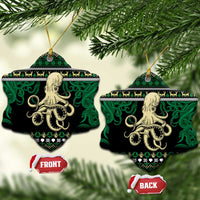 Octopus Cool Christmas Design Ceramic Ornament Xmas Holiday Patterns - Wonder Print Shop
