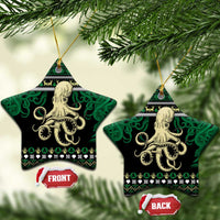 Octopus Cool Christmas Design Ceramic Ornament Xmas Holiday Patterns - Wonder Print Shop