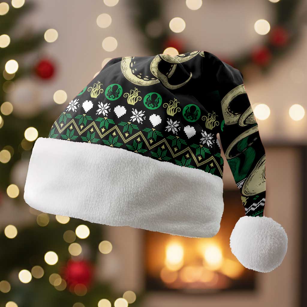 Octopus Cool Christmas Design Christmas Santa Hat Xmas Holiday Patterns - Wonder Print Shop