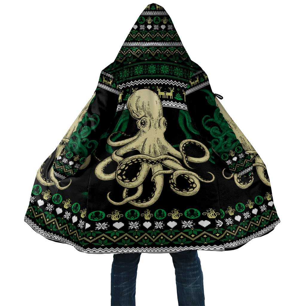 Octopus Cool Christmas Design Cloak Xmas Holiday Patterns - Wonder Print Shop