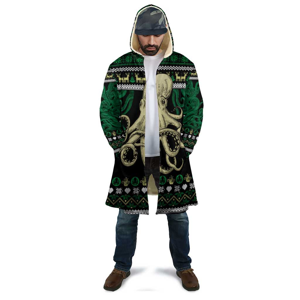 Octopus Cool Christmas Design Cloak Xmas Holiday Patterns - Wonder Print Shop