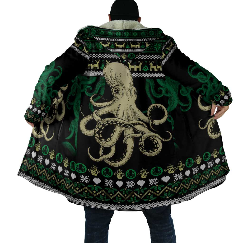 Octopus Cool Christmas Design Cloak Xmas Holiday Patterns - Wonder Print Shop