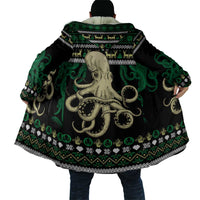 Octopus Cool Christmas Design Cloak Xmas Holiday Patterns - Wonder Print Shop