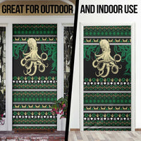 Octopus Cool Christmas Design Door Cover Xmas Holiday Patterns - Wonder Print Shop