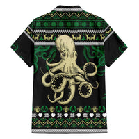 Octopus Cool Christmas Design Family Matching Puletasi and Hawaiian Shirt Xmas Holiday Patterns - Wonder Print Shop