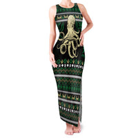 Octopus Cool Christmas Design Family Matching Tank Maxi Dress and Hawaiian Shirt Xmas Holiday Patterns - Wonder Print Shop