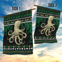 Octopus Cool Christmas Design Garden Flag Xmas Holiday Patterns - Wonder Print Shop