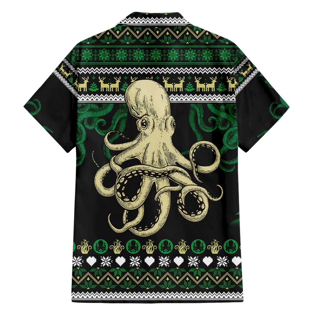 Octopus Cool Christmas Design Hawaiian Shirt Xmas Holiday Patterns - Wonder Print Shop