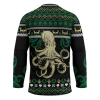 Octopus Cool Christmas Design Hockey Jersey Xmas Holiday Patterns - Wonder Print Shop