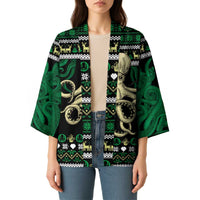 Octopus Cool Christmas Design Kimono Xmas Holiday Patterns - Wonder Print Shop