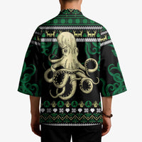Octopus Cool Christmas Design Kimono Xmas Holiday Patterns - Wonder Print Shop