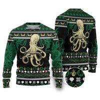 Octopus Cool Christmas Design Ugly Christmas Sweater Xmas Holiday Patterns - Wonder Print Shop