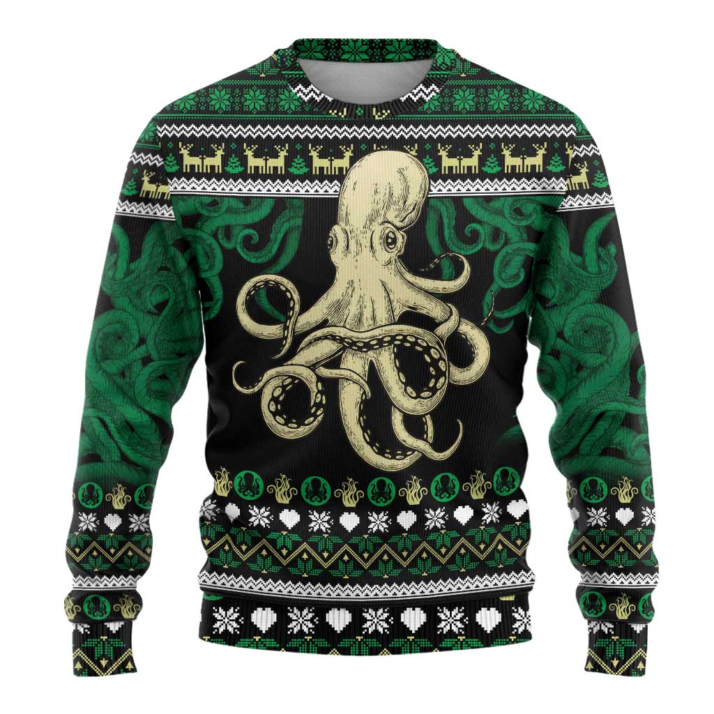 Octopus Cool Christmas Design Ugly Christmas Sweater Xmas Holiday Patterns - Wonder Print Shop