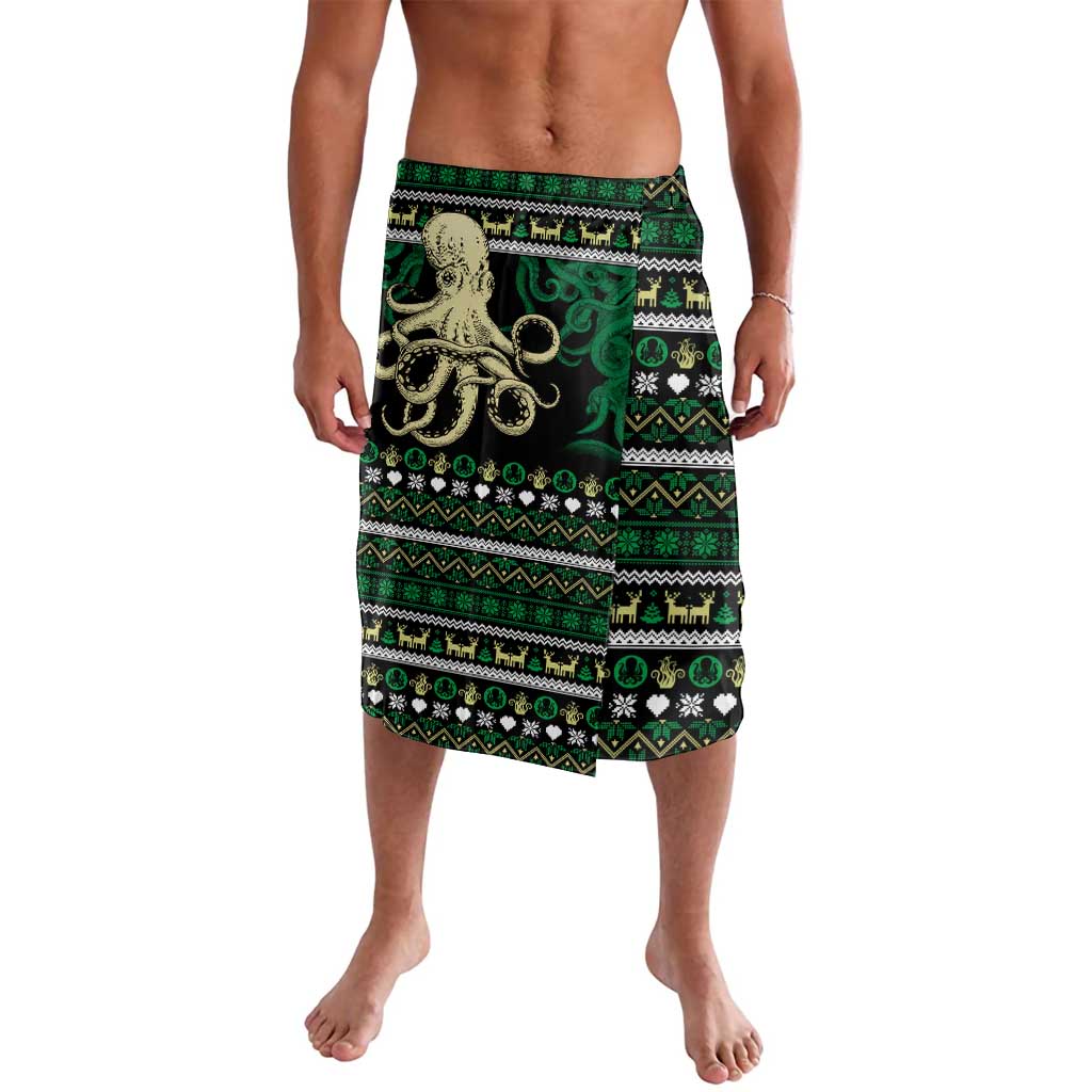 Octopus Cool Christmas Design Lavalava Xmas Holiday Patterns - Wonder Print Shop
