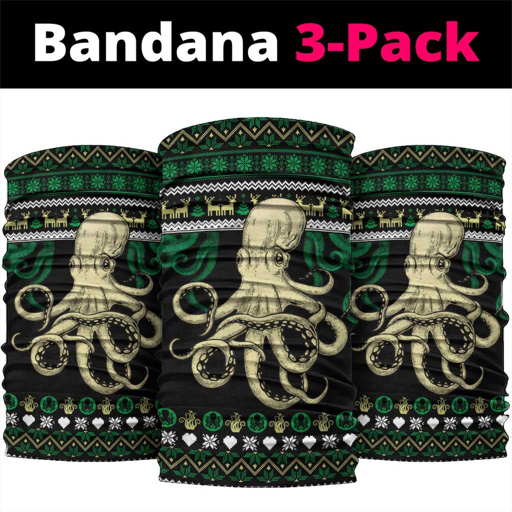Octopus Cool Christmas Design Neck Gaiter Xmas Holiday Patterns - Wonder Print Shop