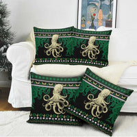 Octopus Cool Christmas Design Pillow Cover Xmas Holiday Patterns - Wonder Print Shop