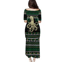 Octopus Cool Christmas Design Puletasi Xmas Holiday Patterns - Wonder Print Shop