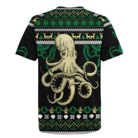 Octopus Cool Christmas Design Rugby Jersey Xmas Holiday Patterns - Wonder Print Shop