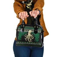 Octopus Cool Christmas Design Shoulder Handbag Xmas Holiday Patterns - Wonder Print Shop