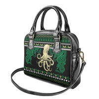 Octopus Cool Christmas Design Shoulder Handbag Xmas Holiday Patterns - Wonder Print Shop